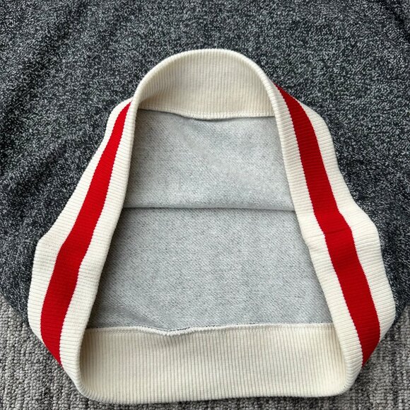 ATC All Things Canada Grey Red Spellout Pullover Sweater Men's Size Small - Picture 6 of 8